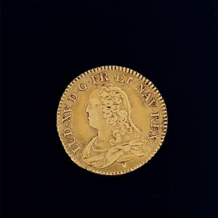 Luigi XV 
Luigi d'oro con gli occhiali - 1728 G: P