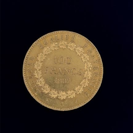 Terza Repubblica - 100 franchi 1882 Parigi "Genio"