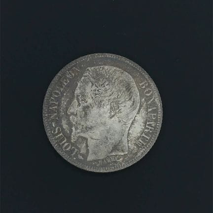 Louis Napoléon Bonaparte - Franc d'argent 1852 A
G
