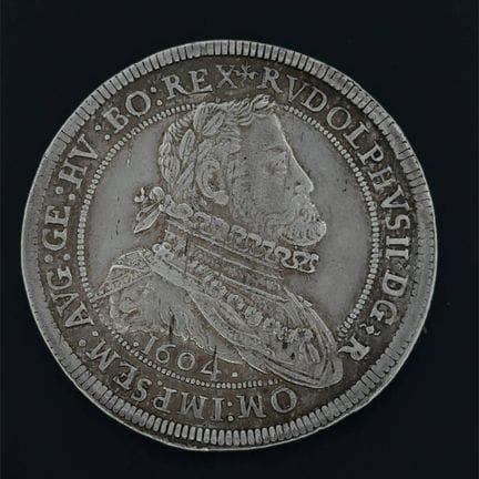 AUTRICHE Saint Empire - Rodolphe II 
Thaler d'arge