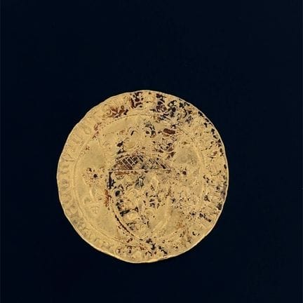 Charles VII (1422-1461) 
Ecu d'or dit "Neuf" - Poi