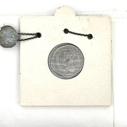 Empire Romain - Lot de 2 monnaies d’argent : 
-Car