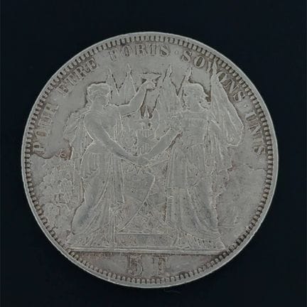 SUISSE - Tir Fédéral de Lausanne
5 francs argent 1