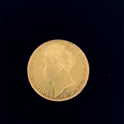 GRAN BRETAGNA
Giorgio IV
2 sterline d'oro 
1823
FR
