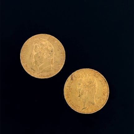 Luigi Filippo 
Set di 2 monete da 20 franchi d’oro