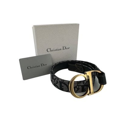 Christian DIOR 
Gürtel aus Stoff mit Monogramm und