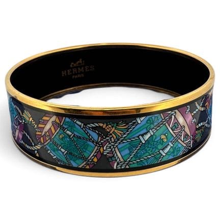 HERMES Paris
Bracciale a giro in metallo dorato co