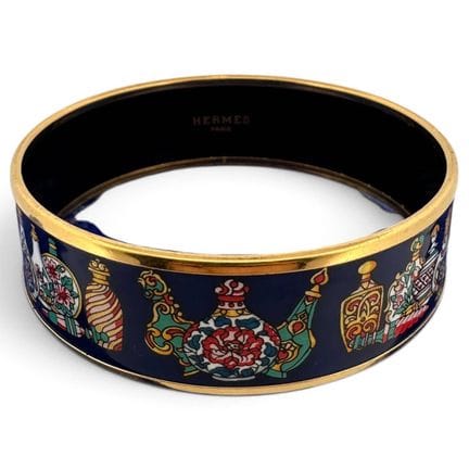 HERMES Paris
Bracciale a giro in metallo dorato co