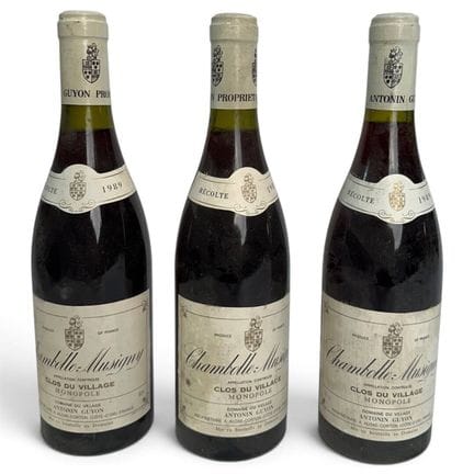 3 bouteilles CHAMBOLLE-MUSIGNY "Clos du Village Mo