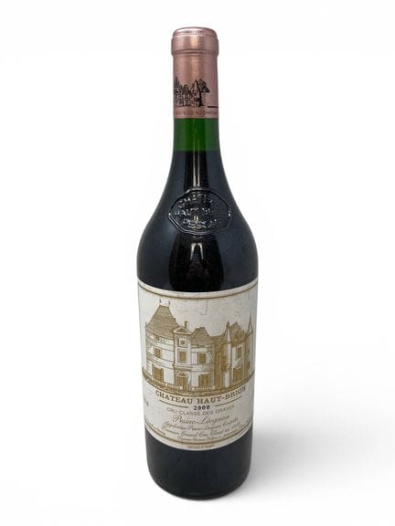 2000年奥布里昂酒庄红葡萄酒，佩萨克-莱奥尼安产区，1855年列级一级庄。
1瓶