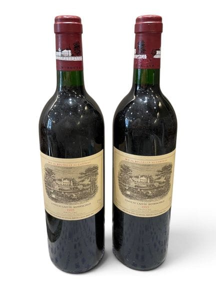 2瓶1993年拉菲-罗斯柴尔德酒庄GCC波亚克红葡萄酒（液位略低，CLA）