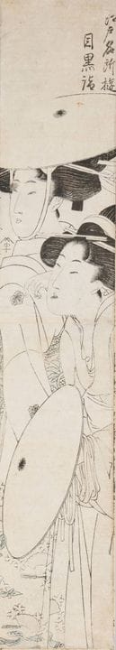 Kitagawa Utamaro (Giappone, 1753?-1806) 
Stampa, h