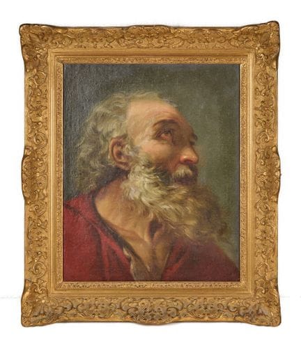 Scuola francese del XVIII secolo
Testa di anziano 