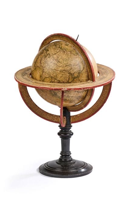 Globo terrestre di Félix DELAMARCHE datato 1831
St