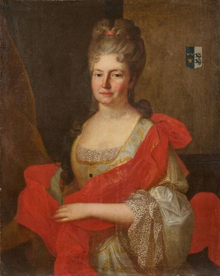 Scuola francese, 1700 circa
Ritratto di una donna 