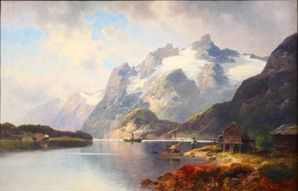 Josef THOMA (1828–1899)
Lebhafter Fjord in Norwege