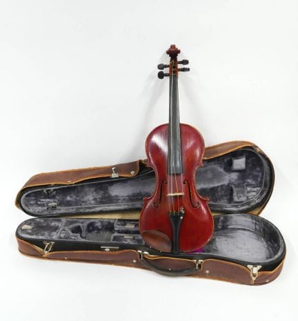 Violino 4/4 di fabbricazione francese, firmato all