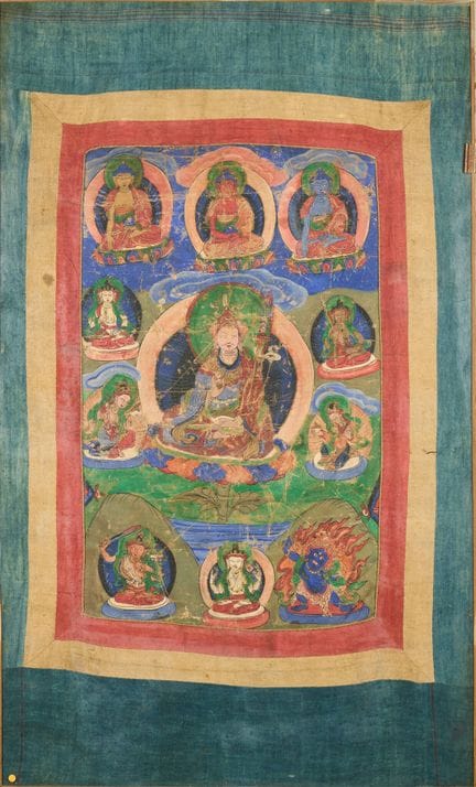 TIBET - XX secolo
Thangka, pittura a tempera su te