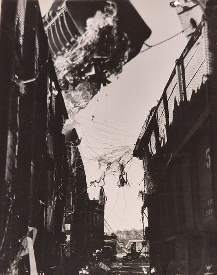 安克-斯潘-拉森（1917-2003）
无题。垃圾场。
银质版画，背面印有 Anker Spang-