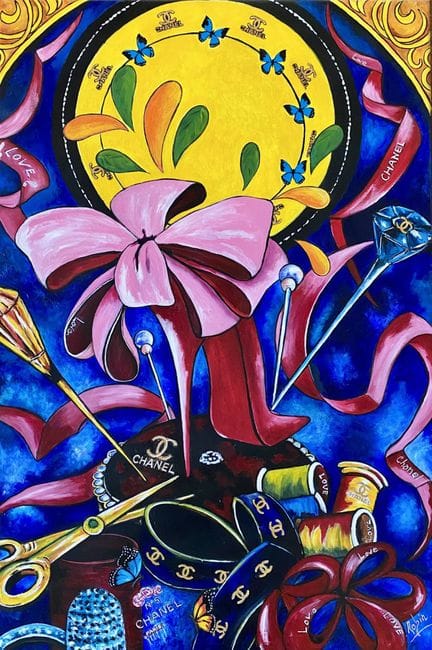 Camille ROBIN (1970)
Vertige
Acryl auf Leinwand, a