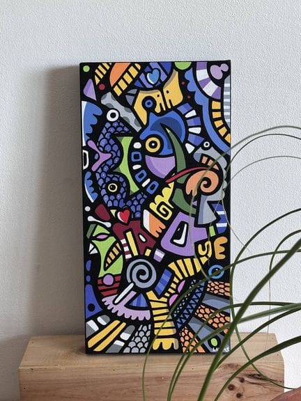 LUKAS WORKS (1989)
Explosion
Feine Acrylfarbe auf 