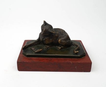 Antonin AIGON (1837–1884), after 
Cat Playing with