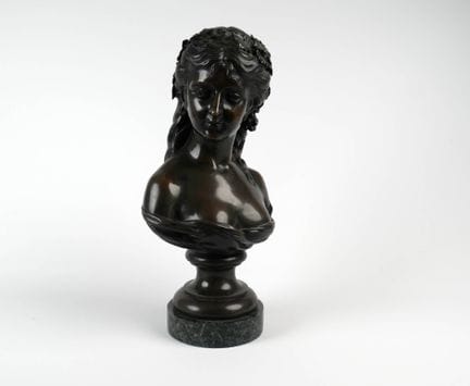 Henry DASSON (1825–1896), after
Bust of a Bacchant