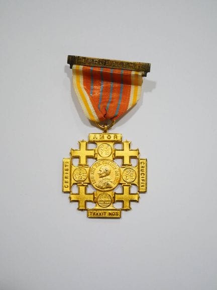 VATICAN
Médaille du pèlerinage à Jérusalem en bron
