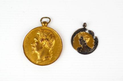 Second Empire
Médaille en cuivre doré d'hommage au