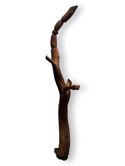 KANAK, New Caledonia,
Kanak wooden hut post, carve