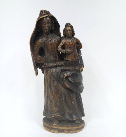 Early Provincial Work
Madonna and Child 
Carved wo