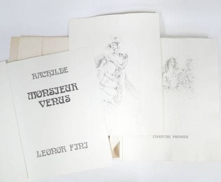 [菲尼（莱昂诺尔）]维纳斯先生维纳斯先生》。巴黎，阿戈里，1972 年。
配有 35 幅原创铜版画插