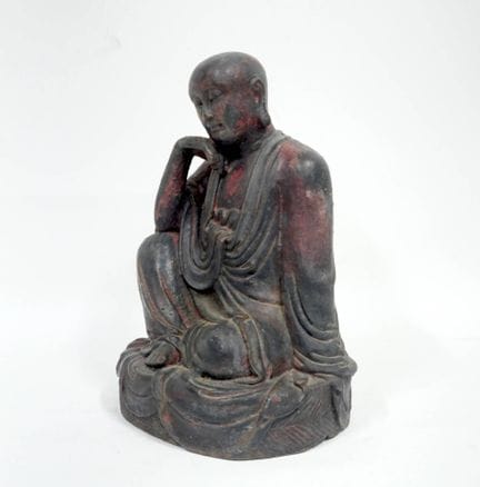CHINA - 20th century
Lacquered cast-iron statuette