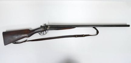 Fusil de chasse vers 1900.
Calibre 16 à deux canon