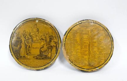 Dieudonné papier maché snuffbox, circa 1820
"Voila