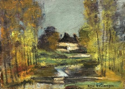 BELLANGER René Charles (1895-1964)
Etang à la mais