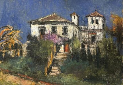 BELLANGER René Charles (1895-1964)
La villa 
Huile