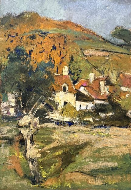 BELLANGER René Charles (1895-1964)
Village et mont