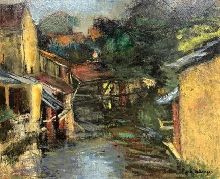 BELLANGER René Charles (1895-1964)
canal en ville 