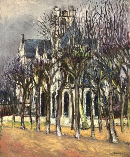 BELLANGER René Charles (1895-1964)
Eglise derrière