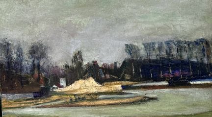 BELLANGER René Charles (1895-1964)
Paysage à la ri