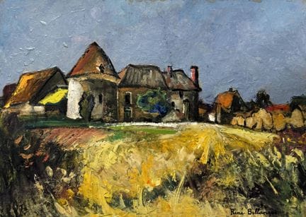 BELLANGER René Charles (1895-1964)
la campagne 
Hu