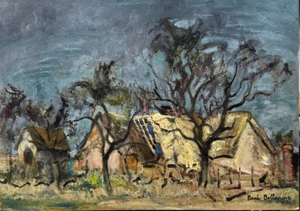BELLANGER René Charles (1895-1964)
ferme derrière 