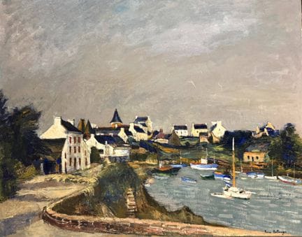 BELLANGER René Charles (1895-1964)
Les bateaux, 
H