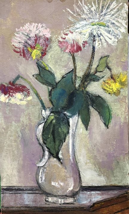 BELLANGER René Charles (1895-1964)
Fleurs 
Huile s