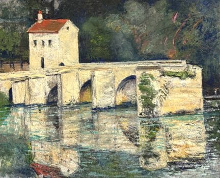 BELLANGER René Charles (1895-1964)
Le pont 
Huile 