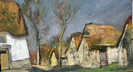 BELLANGER René Charles (1895-1964)
Maison et arbre