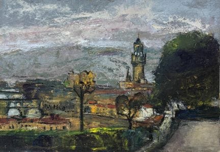 BELLANGER René Charles (1895-1964)
la ville 
Huile
