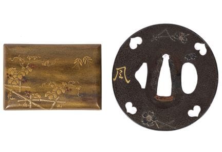 Tsuba et petite boîte

Japon, XIXe siècle. Tsuba r