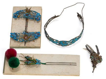 Ensemble d'accessoires pour cheveux « Kingfisher »